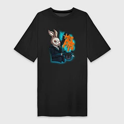 Женская футболка-платье Rabbit magician