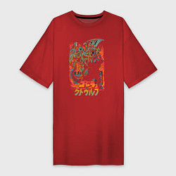 Женская футболка-платье Godzilla: Hell Flame