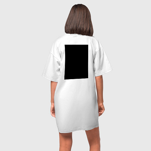 Женская футболка-платье IKON / Белый – фото 4