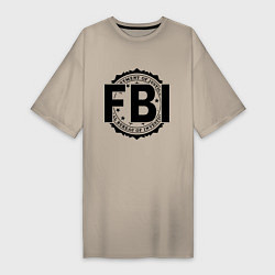 Женская футболка-платье FBI Agency