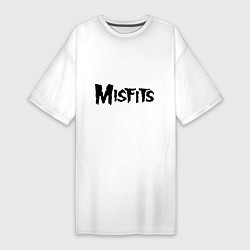 Женская футболка-платье Misfits logo
