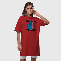 Футболка женская-платье DOO DOO DADDY, цвет: красный — фото 2