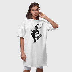 Футболка женская-платье My Chemical Romance, цвет: белый — фото 2