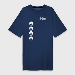 Женская футболка-платье Beatles