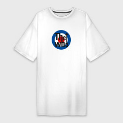 Футболка женская-платье The Who, цвет: белый