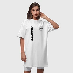 Футболка женская-платье NILETTO, цвет: белый — фото 2