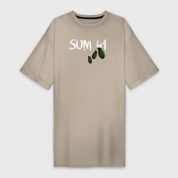 Женская футболка-платье Sum 41