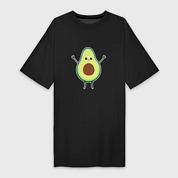 Женская футболка-платье Милый авокадо