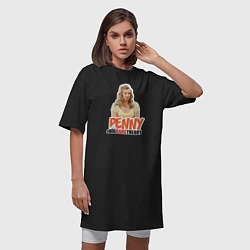 Футболка женская-платье Penny, цвет: черный — фото 2