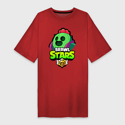 Женская футболка-платье BRAWL STARS SPIKE