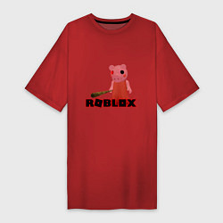 Женская футболка-платье ROBLOX: PIGGI