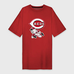 Женская футболка-платье Cincinnati reds - baseball team - talisman
