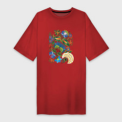 Женская футболка-платье Славянский орнамент
