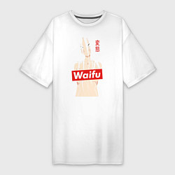 Женская футболка-платье Waifu