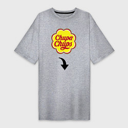 Женская футболка-платье CHUPA CHUPS