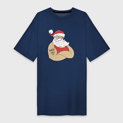 Женская футболка-платье Santa Claus