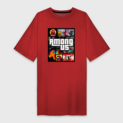 Женская футболка-платье AMONG US GTA
