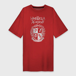 Футболка женская-платье Академия Амбрелла, цвет: красный