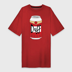 Женская футболка-платье Duff Beer