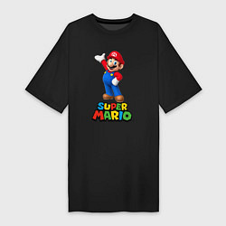 Женская футболка-платье Super Mario