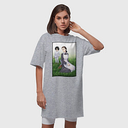 Футболка женская-платье Изабелла и Рей Z, цвет: меланж — фото 2