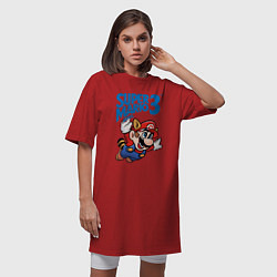 Футболка женская-платье Mario 3, цвет: красный — фото 2