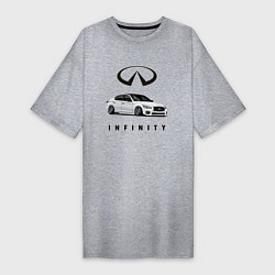 Женская футболка-платье Infinfity Car