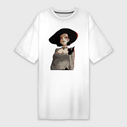 Женская футболка-платье Resident Evil Village Вампирша