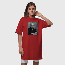 Футболка женская-платье Валерий Меладзе, цвет: красный — фото 2