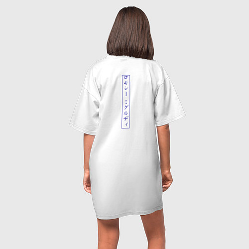 Женская футболка-платье Migurdia / Белый – фото 4