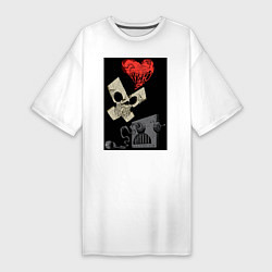 Женская футболка-платье Love, Death and Robots art