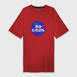 Женская футболка-платье No Gods