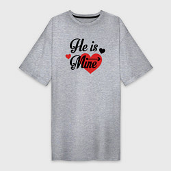Женская футболка-платье He is Mine