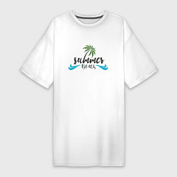 Женская футболка-платье Summer Beach