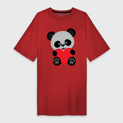 Женская футболка-платье Love Панда