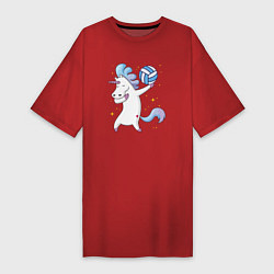 Женская футболка-платье Unicorn Volleyball