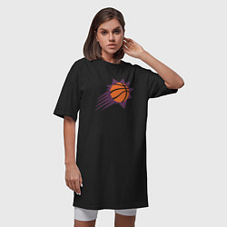 Футболка женская-платье Suns Basket, цвет: черный — фото 2