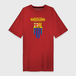 Женская футболка-платье Барселона Испания