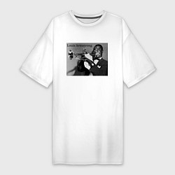 Женская футболка-платье Louis Armstrong