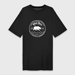 Женская футболка-платье Дикий медведь