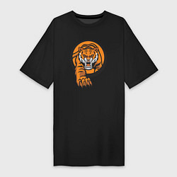 Женская футболка-платье Жизнь Тигра