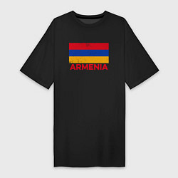 Женская футболка-платье Armenia Flag
