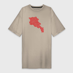Женская футболка-платье Red Armenia