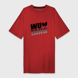Футболка женская-платье Wu-Tang NYC, цвет: красный