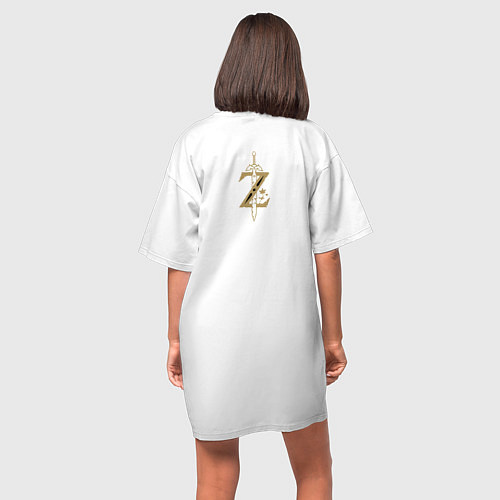 Женская футболка-платье The Zelda / Белый – фото 4