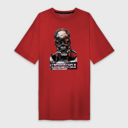 Женская футболка-платье Terminator T-800