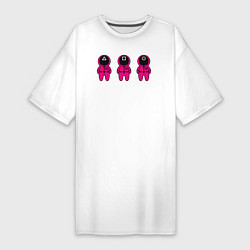 Женская футболка-платье Люди в Масках