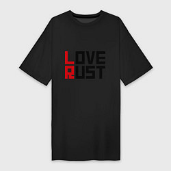 Женская футболка-платье Love Rust