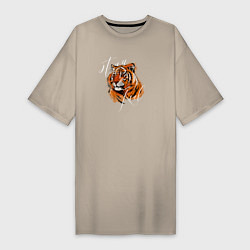 Женская футболка-платье Tiger Stay real