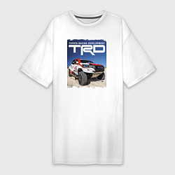 Женская футболка-платье Toyota Racing Development, desert